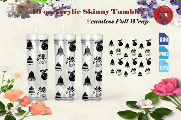 Christmas 16oz Acrylic Tumbler Graphics and Crafts