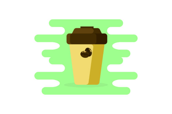 Coffee Cup Brown Cute Clipart Graphics