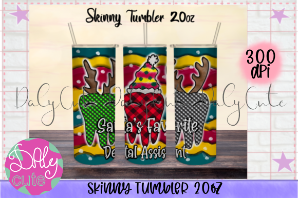 Dental Tumbler 20oz PNG: Graphics for Print Templates