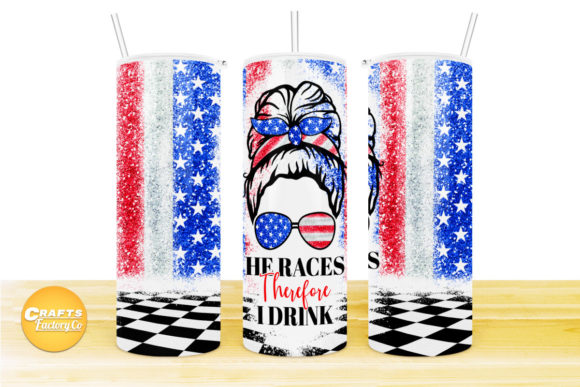 He Races Therefore I Drink Tumbler: Graphics & Crafts Review
