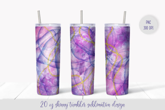 Purple Tumbler Sublimation Design: Graphics for Editorial Use
