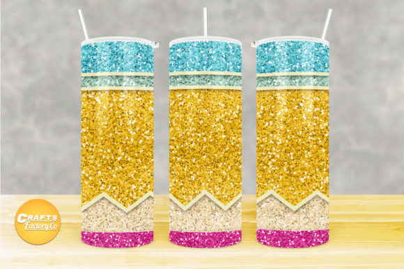 Skinny Tumbler Pencil Glitter No.5: Graphics & Crafts